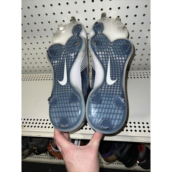 Nike Force Zoom Trout 7 Mens Metal Baseball Cleats Size 14 Navy Blue White - Picture 5 of 6